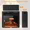 Costway 18'' Electric Fireplace Insert 5100 BTU Freestanding Heater with Remote Control